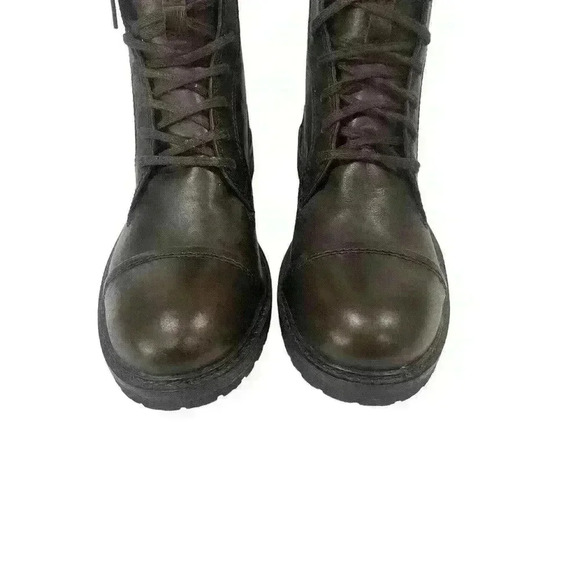 DIESEL UNPLAGGED Men's Brown Leather Boots Casual, Ankle Size US 11.5 EUR 45 - Picture 8 of 14